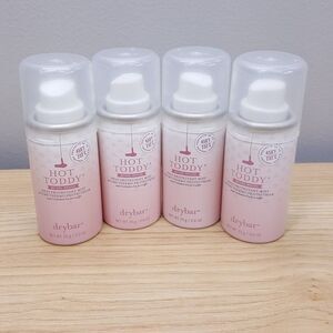 Drybar HOT TODDY Heat Protectant Hair Mist Spray 0.9oz Travel Mini Set of 4